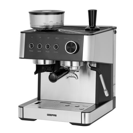 display image 14 for product Geepas Professional Coffee Machine With Grinder
