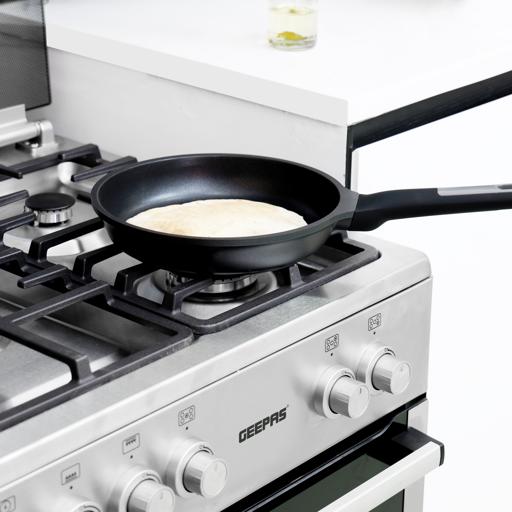 display image 2 for product 90x60 Full Safety Gas Cooking Range, Rotisserie, GCR9077FTCST | Cast Iron Pan Support | Convention Fan | 5 Gas Burner and Double Oven Lamp | Oven with Timer