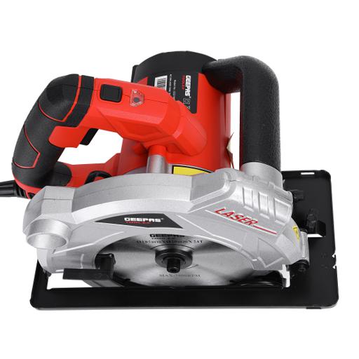 display image 3 for product Geepas GCS1500 1500W 185mm - Multi-Purpose Circular Saw, Bevel Angle Joint Cuts, 65mm Cutting Depth, Depth & Angle Adjustment | Ideal for Wood, Mild Steel & Plastic