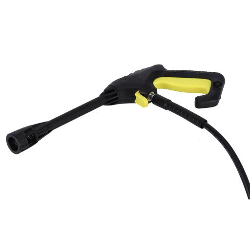 display image 6 for product Geepas Electric Pressure Car Washer -  Spray Gun, Hose with High/Low Pressure Nozzle, Soap Bottle | Rotary Knob | Ideal for Washing Car, Bike, Floor & More