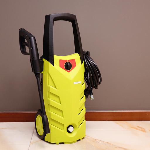 display image 3 for product Geepas GCW19017 Pressure Car Washer - Electric Washer with Spray Gun, Hose with High/Low Pressure, Soap Bottle | Ideal for Washing Car, Bike, Floor & More