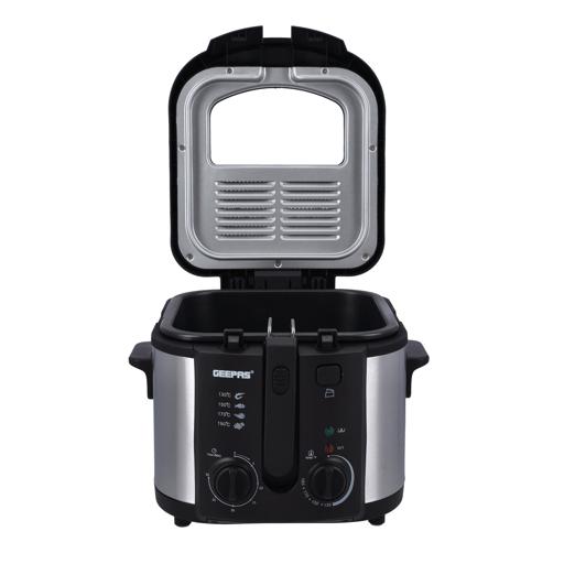 display image 5 for product Geepas GDF36014 Deep Fryer - Adjustable Temperature 130-190 with 30 Minute Timer & Indicator Light | Non-Stick Inner Pot | Perfect for French Fries, Chicken Wings