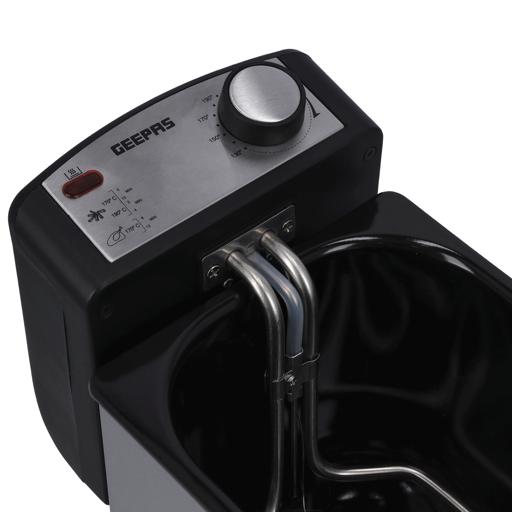 display image 9 for product Deep Fryer with Compact 2180W Powerful 3L | Overheat Protection & Chrome Plated Basket - Geepas