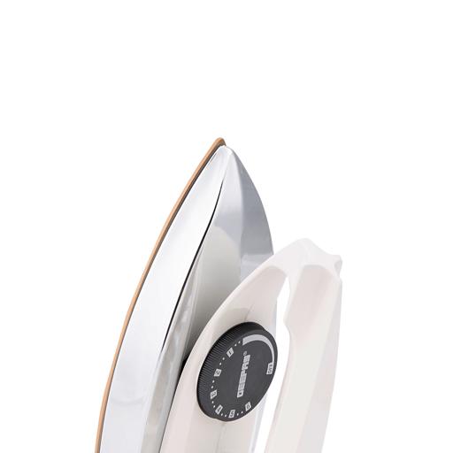 display image 6 for product Geepas GDI7729 1200W Automatic Dry Iron - 60 Micron Teflon Sole Plated, Big fabric guide & Pilot Indicator |Overheat Protection | 2 Years Warranty