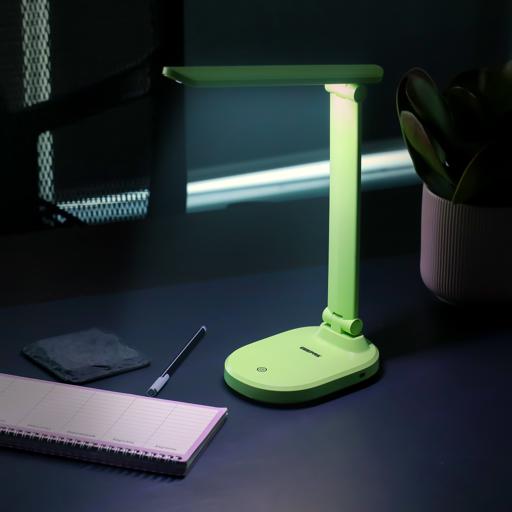 display image 1 for product Geepas GDL5573 Rechargeable LED Desk Lamp - Portable with Flexible Neck | 36 SMD LED with 6 Hours Continuous Working Dc 12V Socket 