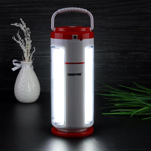 display image 4 for product Geepas GE53023 Rechargeable LED Lantern 10W - 54 Super Bright LEDs, 7 Hours Working | Ideal for Camping Hiking & Emergency Use | Dimmer function