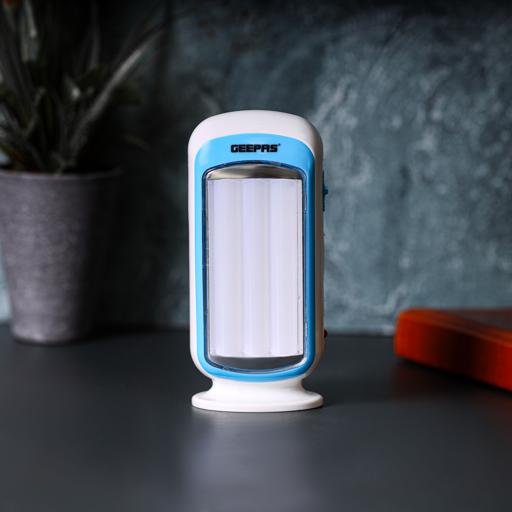 display image 3 for product Rechargeable LED Lantern, 4.2W 1200mAh, GE53025 | Light Dimmer Function | 21Pcs LED Tube, 4 Hours Working Time, | Suitable for Power Outages, Hiking, & Camping