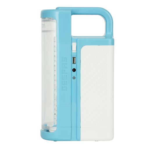 display image 14 for product Geepas Rechargeable LED Lantern| GE5511USB| Portable| Solar Input| Unbreakable PC Glass| Ideal for Camping and Hiking| Red
