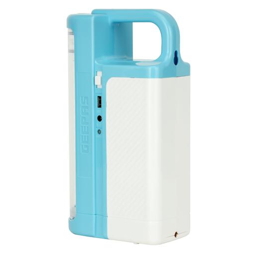 display image 13 for product Geepas Rechargeable LED Lantern| GE5511USB| Portable| Solar Input| Unbreakable PC Glass| Ideal for Camping and Hiking| Red