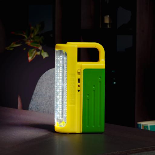 display image 8 for product Geepas Rechargeable LED Lantern| GE5511USB| Portable| Solar Input| Unbreakable PC Glass| Ideal for Camping and Hiking| Red