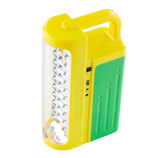 display image 16 for product Geepas Rechargeable LED Lantern| GE5511USB| Portable| Solar Input| Unbreakable PC Glass| Ideal for Camping and Hiking| Red