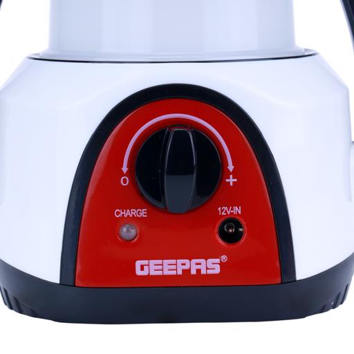 display image 10 for product Geepas GE5562 Rechargeable Camping Lantern, 48 Pcs LED Light Dimmer Function - 360 Degree Rotation - Portable, Lightweight, Carry Handle | 2 years warranty