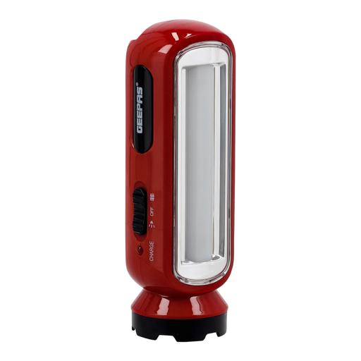 Geepas Rechargeable LED Lantern & 1Pc Torch, Emergency Lantern with Light  Dimmer Function