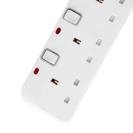 display image 12 for product Geepas 3 Way 3 Meter Sockets Extension Board
