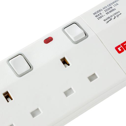 display image 13 for product Geepas 3 Way 3 Meter Sockets Extension Board