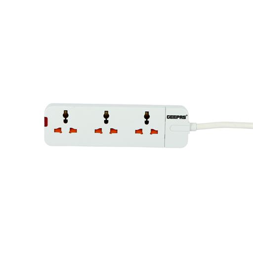 display image 5 for product Geepas 3 Way Extension Socket 13A - Charge Multiple Devices with Child Safe, Extra Long Cord & Over Current Protected | Ideal For All Electronic Devices