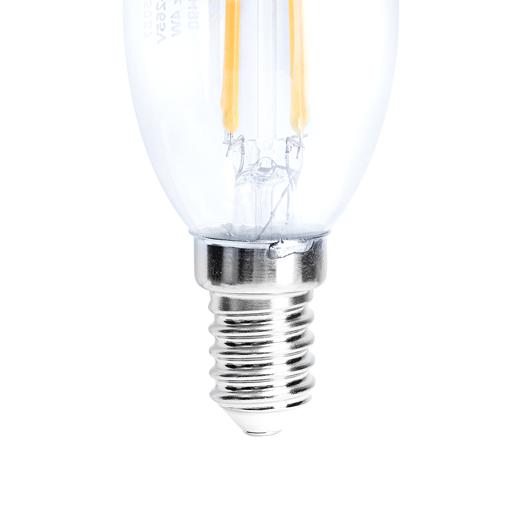 display image 2 for product Energy Saving LED Filament Light, 4W Lamp, GESL55057 | 4000K Warm Amber, Mercury Free & UV/IR Safe | 1500 Hours Life | Ideal for Home Hotel Restaurants & More