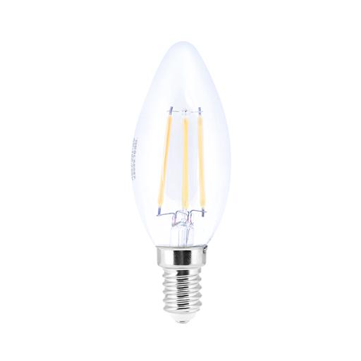 display image 1 for product Energy Saving LED Filament Light, 4W Lamp, GESL55057 | 4000K Warm Amber, Mercury Free & UV/IR Safe | 1500 Hours Life | Ideal for Home Hotel Restaurants & More