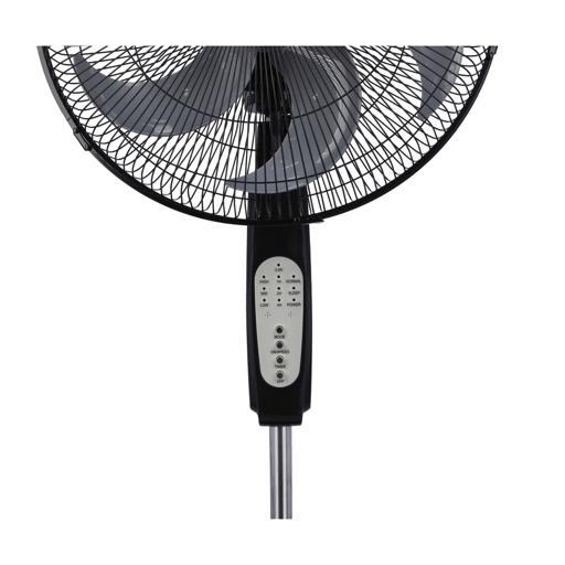 display image 5 for product Geepas GF21112 16" Stand Fan With Remote Control - 3 Speed, 6 Leaf Blade with Safety Grill, Adjustable Height  |7.5 Hours Timer | 2 Years Warranty