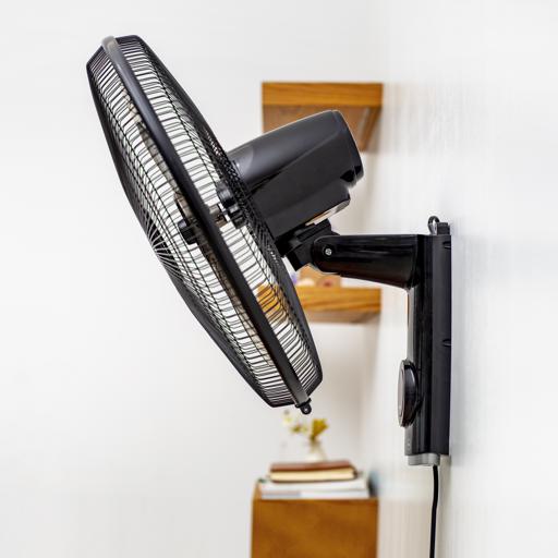 display image 5 for product 18 Inch Wall Fan with Remote Control, 60W Motor, GF21125 | 5 Leaf AS Blade | 3 Speed Option | Overheat Protection | Horizontal Oscillation | Home & Office Use