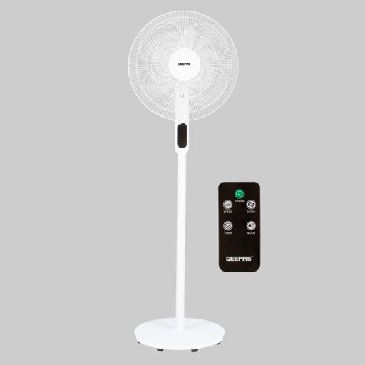 display image 0 for product Smart Stand Fan, Wi-Fi, Bluetooth & Oscillation, GF21159 | 9hrs Timer | 5 Blade Design | 3 Speed Control | Full Copper Motor | Strong Safety Protection | Ideal for Home & Office