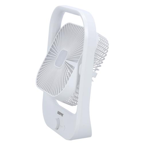 display image 9 for product 8" Rechargeable Fan with LED Light, GF21162 - Over-Charge Protection, 8 Hours Working, Step-Less Speed Control, Rechargeable Lithium Battery, Full-Charge Indicator