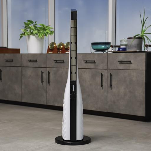 display image 1 for product Tower Fan, 3 Speed Control, Oscillation Function, GF21167 | Low noise operation fan | Portable Tower Fan | Portable Standing Floor Fan for Bedroom, Home & Office