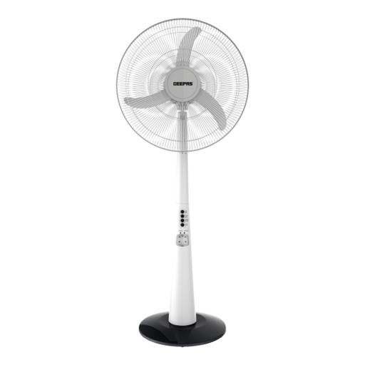 display image 4 for product Geepas Rechargeable Oscillating Fan With Led Lights