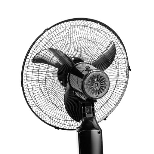display image 19 for product Geepas GF9466 16" Stand Fan With Remote Control 50W - 3 Speed, 5 Leaf Blade, Adjustable Height & Tilt Setting With Led Display | Auto Off | 2 Years Warranty