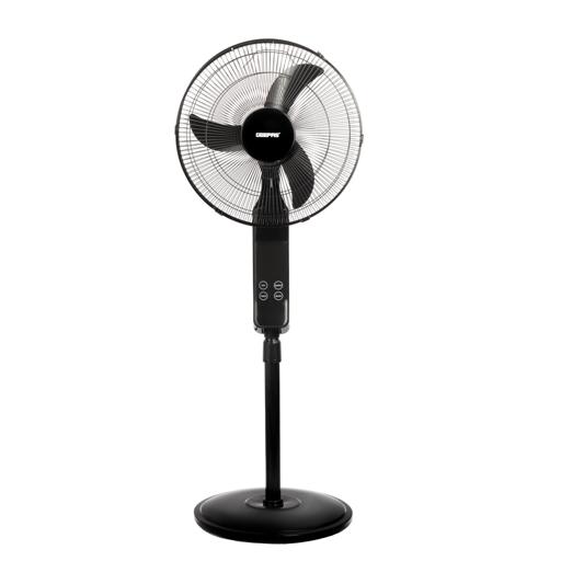 display image 10 for product Geepas GF9466 16" Stand Fan With Remote Control 50W - 3 Speed, 5 Leaf Blade, Adjustable Height & Tilt Setting With Led Display | Auto Off | 2 Years Warranty