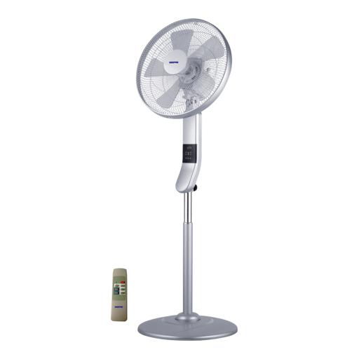 Geepas 16" Stand Fan With Remote Control 50W - 3 Speed, 5 Leaf Blade, Adjustable Height & Tilt hero image