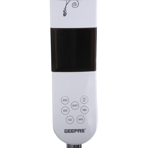 display image 6 for product Geepas 16" Stand Fan With Remote Control 50W - 3 Speed, 5 Leaf Blade, Adjustable Height & Tilt