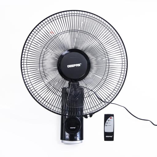 Geepas 16-Inch Wall Fan 60W - 3 Speed Settings with 7.5 Hours Timer | Wide Oscillation & Oveheat Protectio| Ideal for Home, Green House, Work Room or Office Use hero image