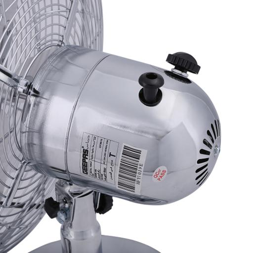 display image 7 for product Geepas GF9610 12-Inch Metal Table Fan - 3 Speed Settings with Wide Oscillation with Stable Base | Ideal for Desk Fan, Home or Office Use | 2 Year Warranty
