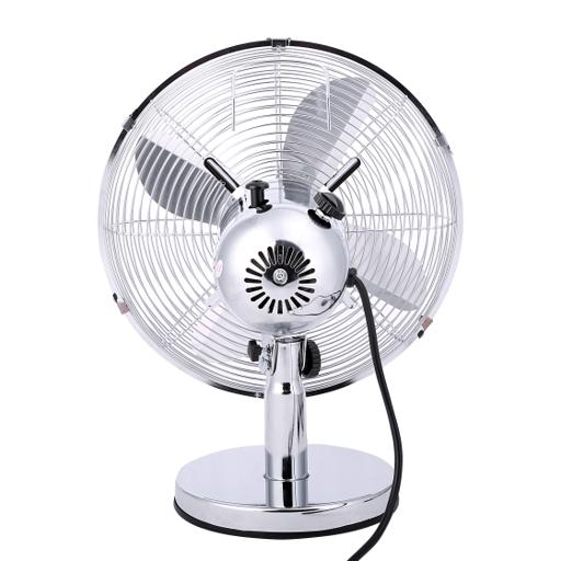 display image 8 for product Geepas GF9610 12-Inch Metal Table Fan - 3 Speed Settings with Wide Oscillation with Stable Base | Ideal for Desk Fan, Home or Office Use | 2 Year Warranty