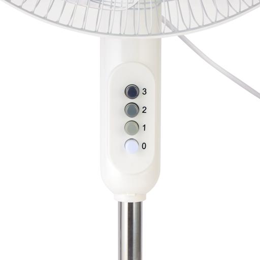 display image 17 for product 16" Stand Fan, Wide Oscillation, 6PP Blades, GF9615 | Adjustable Height | 3 Speed Setting | Metal Safety Grill | Ideal for Home, Office, Restaurant, Etc