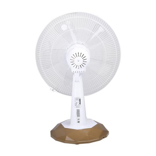 display image 7 for product Geepas GF9616 16-Inch Table Fan - 3 Speed Settings with Wide Oscillation | 5 Leaf Blade for Cooling Fan for Desk, Home or Office Use | 2 Year Warranty