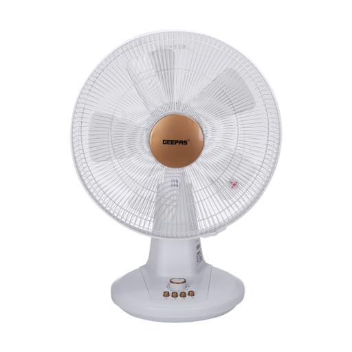 Geepas GF9625 16-Inch Table Fan - 3 Speed Settings with Wide Oscillation | 5 Leaf AS Blade for Cool Air |Perfect for Desk, Home or Office Use | 2 Years Warranty hero image