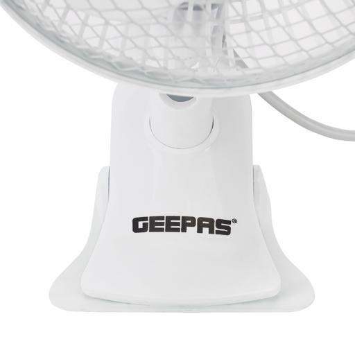 display image 18 for product 2-in-1 Desk Fan, Clip Fan with Oscillation, GF9626N | Safety Grill | Plastic Clip Fan with 3 Blades | 30W Powerful Motor | Ideal for Home, Office, Etc