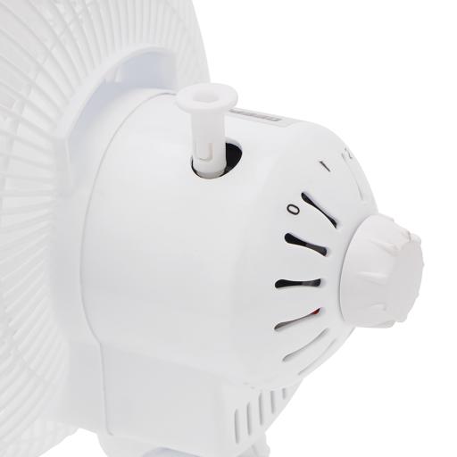 display image 20 for product 2-in-1 Desk Fan, Clip Fan with Oscillation, GF9626N | Safety Grill | Plastic Clip Fan with 3 Blades | 30W Powerful Motor | Ideal for Home, Office, Etc