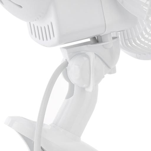 display image 23 for product 2-in-1 Desk Fan, Clip Fan with Oscillation, GF9626N | Safety Grill | Plastic Clip Fan with 3 Blades | 30W Powerful Motor | Ideal for Home, Office, Etc