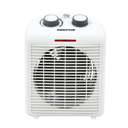 Fan Heater, Energy-saving, 2000 W, 120 Portable Fan Heater With 2 Heat  Settings, Adjustable Thermostat, Eu Plug