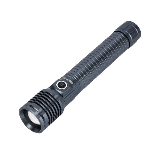 display image 8 for product Geepas Rechargeable LED Flashlight, Li-ion Battery, GFL3803 | Aircraft Aluminium Alloy Body | CREE LED | Lifetime Warranty of LED | 2 Years Warranty