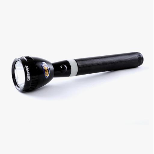 display image 5 for product Geepas GFL3827 Rechargeable LED Flashlight -  Portable & Lightweight | Built-in 2000mAh Battery | 1800M Distance Range | Ideal for Indoor & Outdoor Activities
