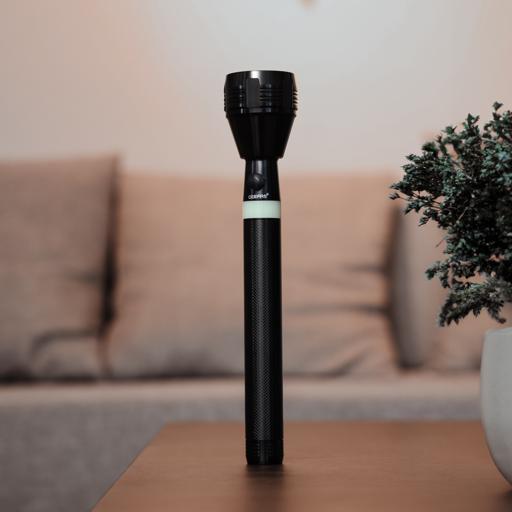 display image 6 for product 3-in-1 Rechargeable LED Flashlight, CREE LED, GFL4622 | Aluminium Body with Rubber Glow | Ni-Cd Battery | Ideal for Campaigning, Trekking, Outdoor, Etc