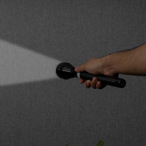 display image 1 for product 3-in-1 Rechargeable LED Flashlight, CREE LED, GFL4622 | Aluminium Body with Rubber Glow | Ni-Cd Battery | Ideal for Campaigning, Trekking, Outdoor, Etc