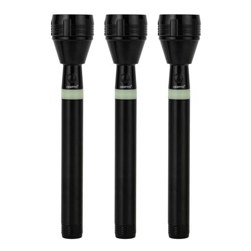 display image 12 for product 3-in-1 Rechargeable LED Flashlight, CREE LED, GFL4622 | Aluminium Body with Rubber Glow | Ni-Cd Battery | Ideal for Campaigning, Trekking, Outdoor, Etc