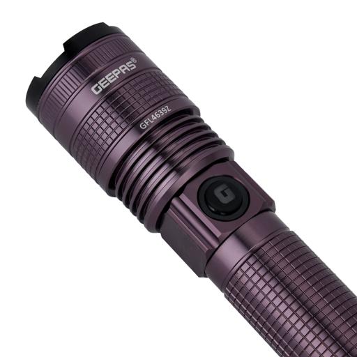 display image 18 for product Rechargeable LED Flashlight, Set of 4 Flashlights, GFL4639 | 4 Hours Working | 2000-meters Distance | Ideal for Campaign, Trekking, Outdoors, Etc