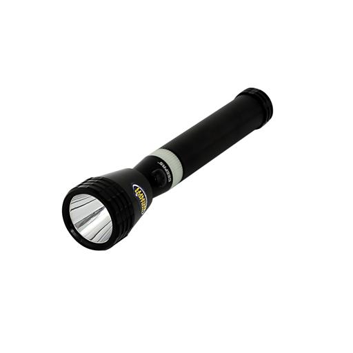 Geepas GFL4641 Rechargeable LED Flashlight - Portable Design with 3 Hours Working | Tactical Pocket Flashlight for Camping Bicycle Hiking and Emergency Use hero image