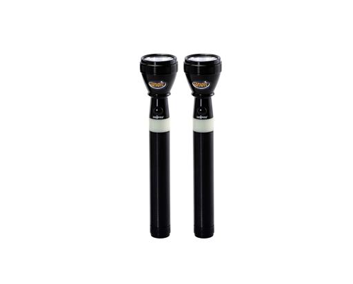 display image 4 for product Rechargeable LED Flashlight, USB Rechargeable, GFL4657 | 3W CREE LED Torch with Aluminium Body & Ni-Cd Battery | Flashlight with 3hrs Working | 2000M Distance Range